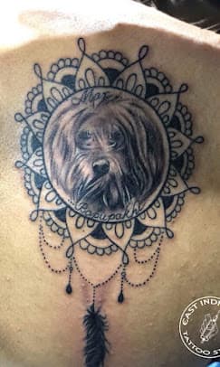 Pet Portrait Dreamcatcher Mandala