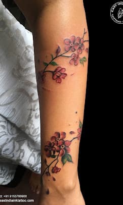 Sakura Blossom Forearm Garland