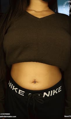 Athletic Navel Barbell Piercing